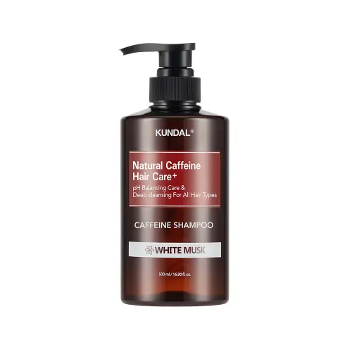 KUNDAL ШАМПУНЬ ПРОТИВ ВЫПАДЕНИЯ HAIR LOSS RELIEF SCALP CARE/CAFFEINE SHAMPOO 500ML (KUNDAL) WHITE MUSK