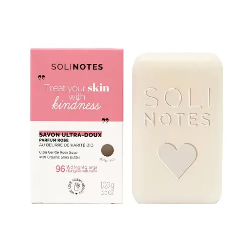 SOLINOTES ROSE Soap bar 100g