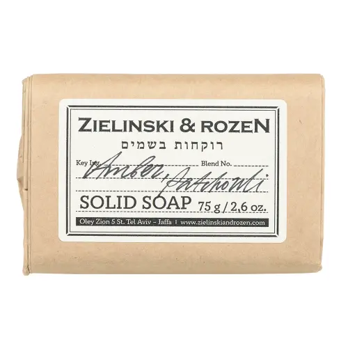 Zielinski & Rozen Solid soap MOSS Amber, Patchouli Твердое мыло МОСС 75гр