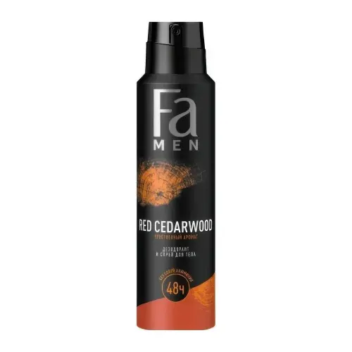 FA Men Fine Fragr Red Cedarwood Дезодорант 150ml