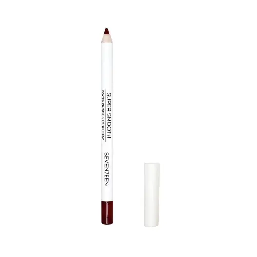 Seventeen Карандаш д/губ т.15 водостойкий с витам. Е Super Smooth W/P Lip Liner Кроваво красный