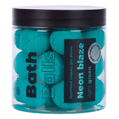 Fabrik Cosmetology Шарики д/ванны бурлящие NEON BLAZE Light green 300 г