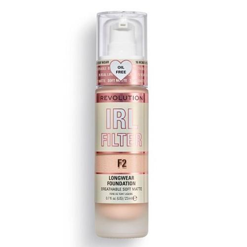 REVOLUTION ТОНАЛЬНАЯ ОСНОВА IRL FILTER LONGWEAR FOUNDATION F2