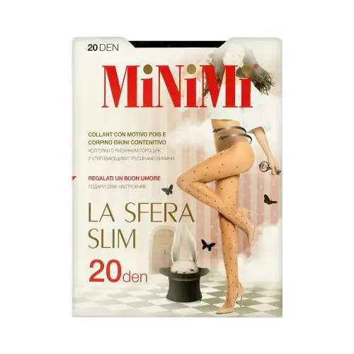 Колготки жен. Minimi LA SFERA SLIM 20 Mini LA SFERA SLIM 20 Nero 3