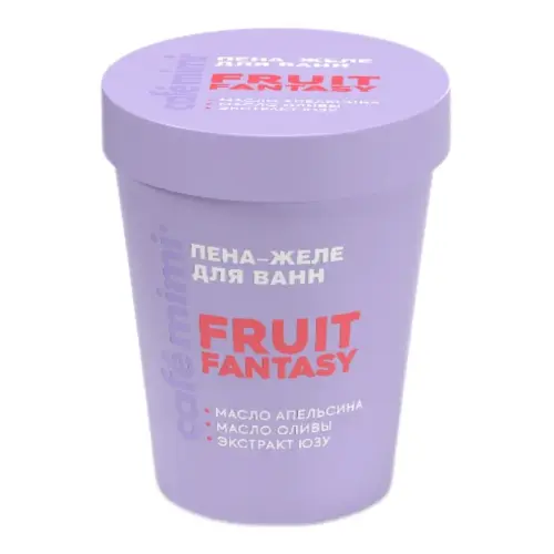 Cafe MIMI CLS ПЕНА-ЖЕЛЕ ДЛЯ ВАНН FRUIT FANTASY, 200 мл