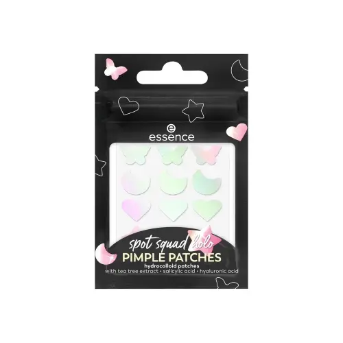 Essence Патчи от прыщей spot squad holo PIMPLE PATCHES 10 1уп