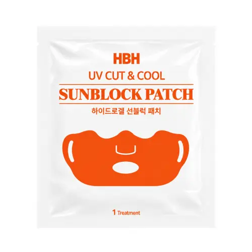 HBH UV CUT & COOL SUNBLOCK PATCH Солнцезащитные патчи для лица и зоны подбородка