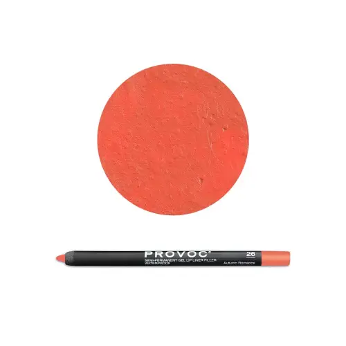 PROVOC Semi-Permanent Gel Lip Liner Filler WP 26 Autumn Romance  Гелевая подводка в карандаше для губ LPL26