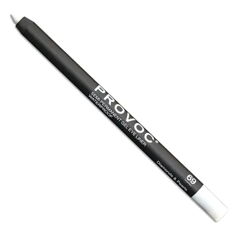 PROVOC Semi-Permanent Gel Eyeliner WP 69 Diamonds & Pearls Гелевый водостойкий карандаш подводка для глаз EYL69
