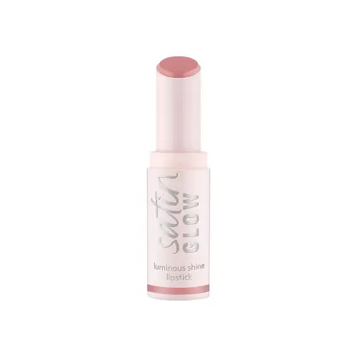 Essence Помада для губ satin GLOW luminous shine lipstick 02 1уп