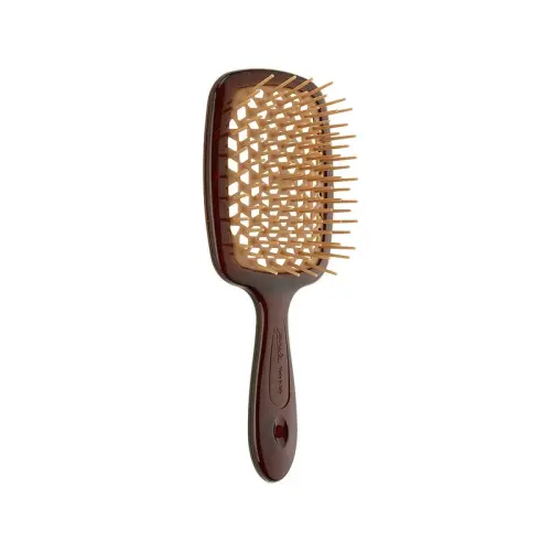 Janeke SMALL SUPERBRUSH /СВЕТЛО КОРИЧНЕВАЯ 17,5x7x3СМ