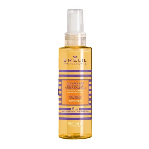 Brelil OLIO SOL. COR&CAP Защитое масло для волос и тела, 150мл.