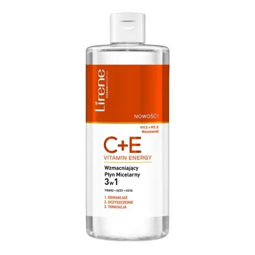 ВОДА МИЦЕЛЛЯРНАЯ LIRENE C+E VITAMIN ENERGY УКРЕПЛЯЮЩАЯ 400МЛ