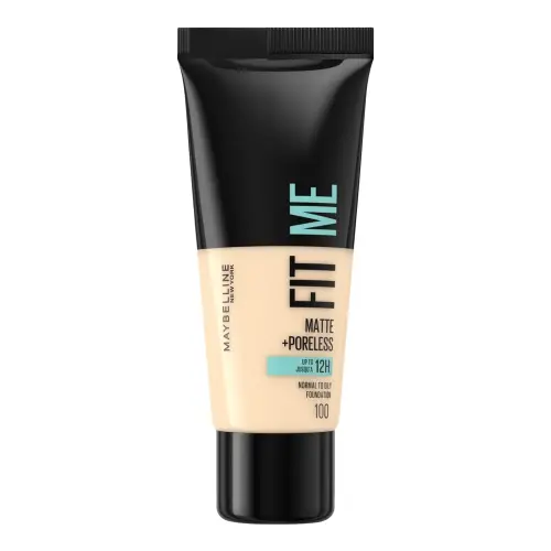 Maybelline Крем тональный для лица «FIT me! Матовая кожа + Невидимые поры», оттенок 100 Фарфоровый