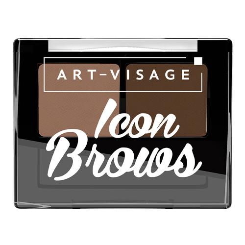 Art Visage Двойные тени для бровей ICON BROWS 101