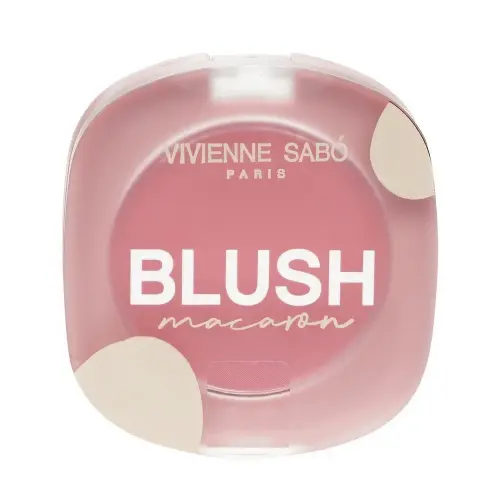 Vivienne Sabo Матовые румяна для лица Blush visage mat “Macaron”, тон: 03 4,1 г