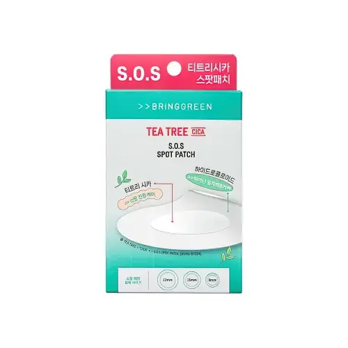 BRINGGREEN Teatree Cica SOS Spot Patch 75+25P