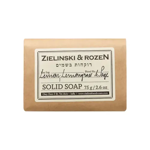 Zielinski & Rozen Твердое мыло Лимон, Лемонграсс, Шалфей (75гр)