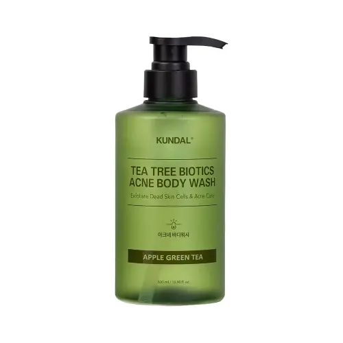 Kundal Гель для душа: TEA TREE BIOTICS ACNE BODY WASH 500ML - APPLE GREEN TEA