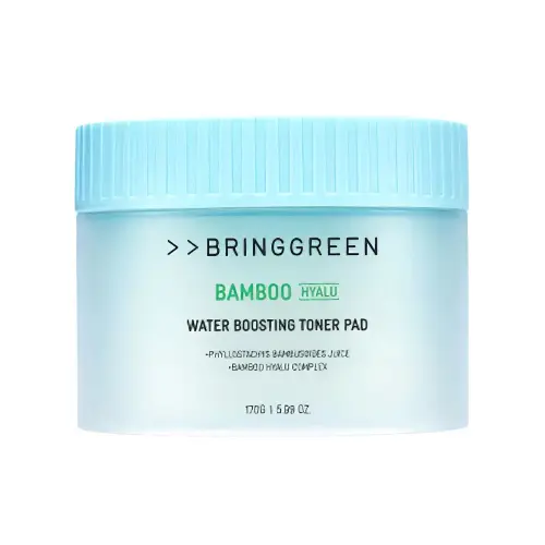 BRINGGREEN Bamboo Hyalu Water Boosting Toner Pad 80ea (+Refill 80ea)