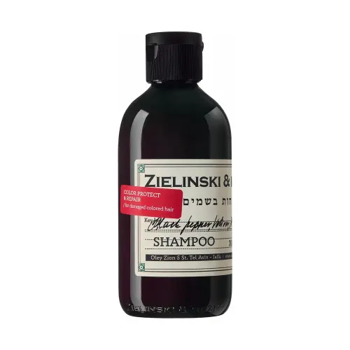 Zielinski & Rozen Bo'yalgan sochlar uchun shampun Qora murch, Vetiver, Neroli, Ambra (300 ml) / Shampoo for colored hair Black pepper, Vetiver, Neroli, Amber (300ml)