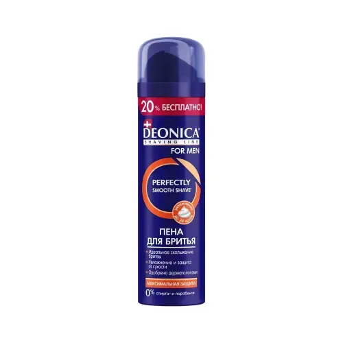 DEONICA FOR MEN Пена для бритья Максимальная защита, 240 мл.