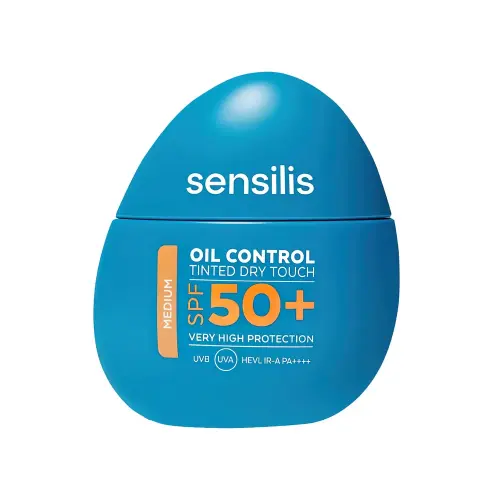 SENSILIS OIL CONTROL SPF50 + TINDED MEDIUM 40 ml (Тональный матирующий SPF-флюид средний оттенок)
