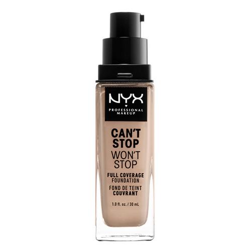 NYX PM Стойкая тон-ная осн Can’t Stop Won’t Stop Full Coverage Foundation, №03, Porcelain 30 мл