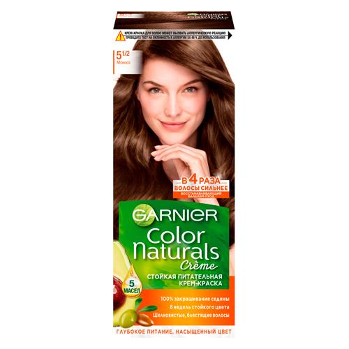 Garnier Стойкая питательная крем-краска для волос Color Naturals, оттенок 5.1/2, Мокко
