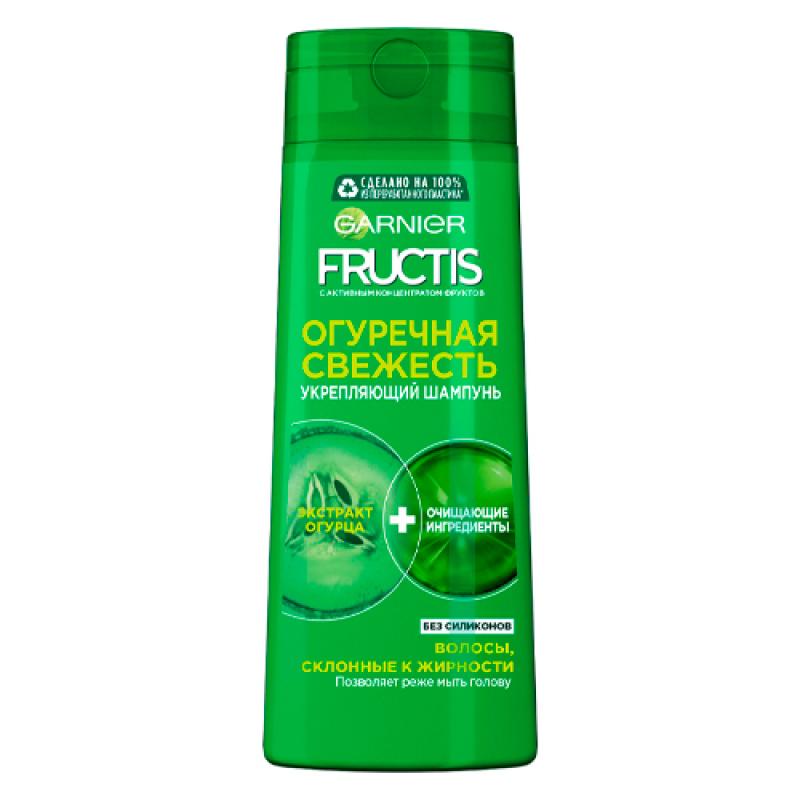 Fructis Укрепляющий шампунь  Огуречная Свежесть для волос склонных к жирности 250 мл
