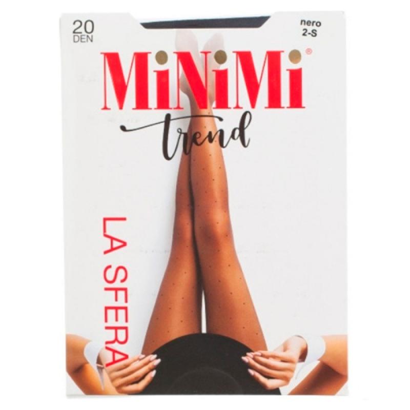 Minimi колготки женские LA SFERA 20 Mini Nero размер 4