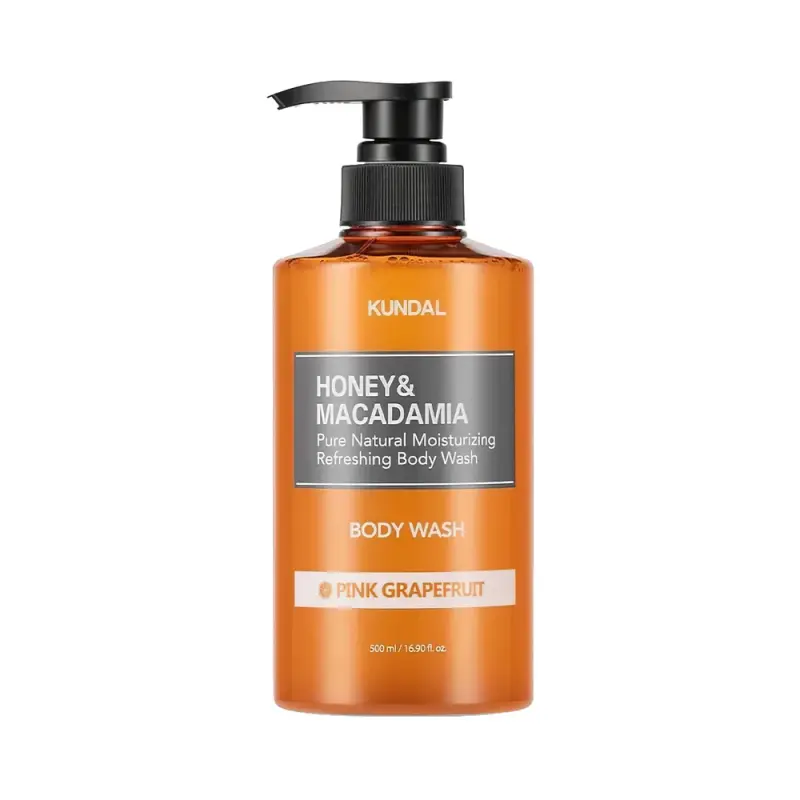 Kundal Гель для душа: HONEY & MACADAMIA PURE BODY WASH 500ML - PINK GRAPEFRUIT