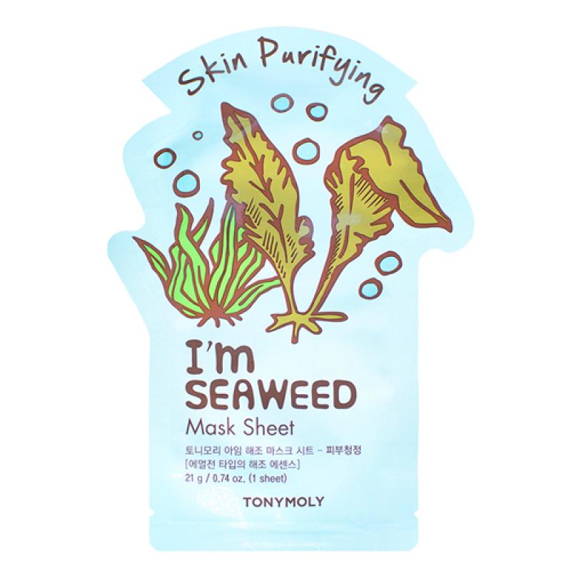 Tony Moly Маска для лица I'M SEAWEEDS MASK SHEET –PURIFYING