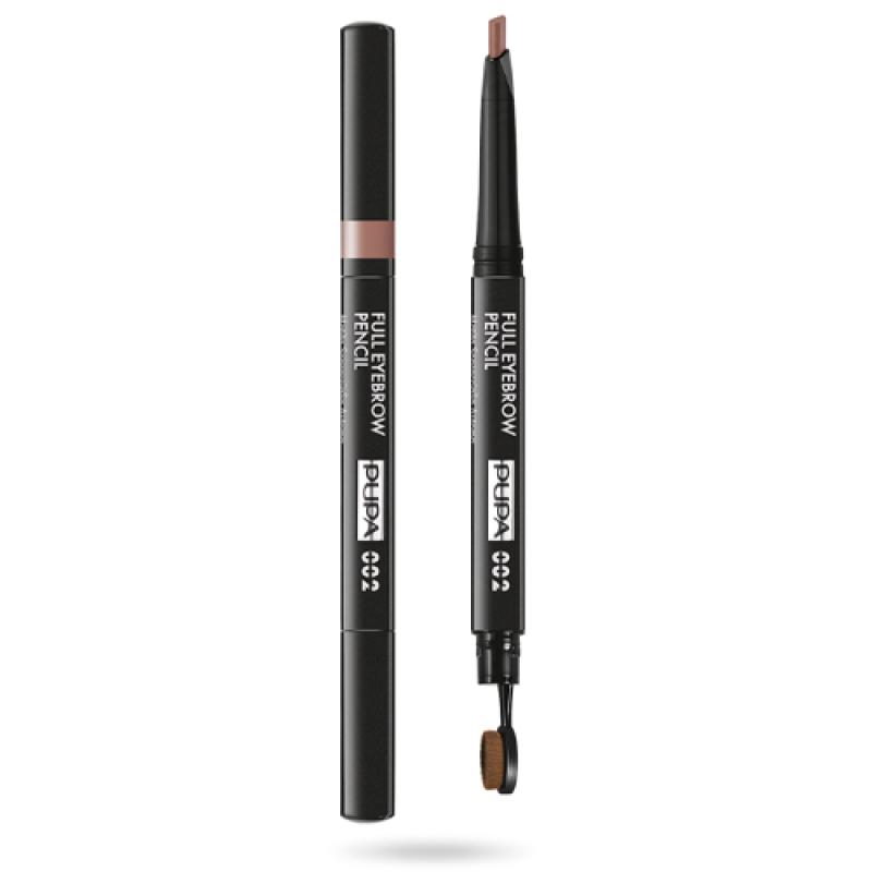 PUPA Карандаш для бровей FULL EYEBROW PENCIL тон 002 Коричневый