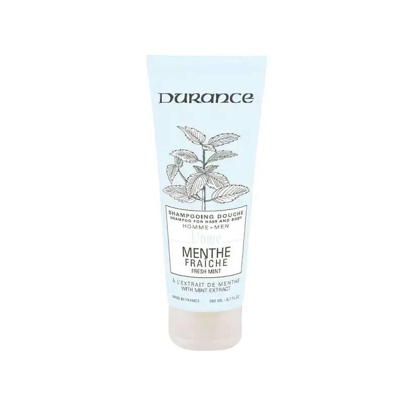 DURANCE ШАМПУНЬ ДЛЯ ВОЛОС И ТЕЛА FRESH MINT WITH MINT EXTRACT ДЛЯ НЕГО 200МЛ