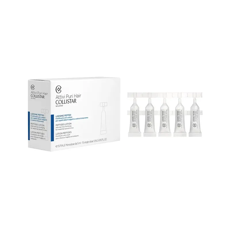 COLLISTAR PEPTIDES Lotion Anti hair Loss Fortifying Лосьон против выпадения волос с пептидами 15 x 5 ml