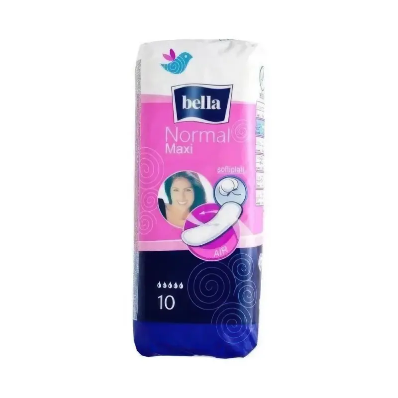 Bella Прокладки ж/г впитывающие  NORMAL MAXI 10 в полиэтиленовой  упаковке
