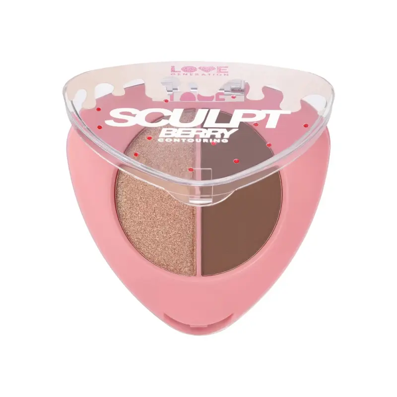 Love Generation Палетка для контуринга лица / Contouring Face Palette SculptBerry тон 02