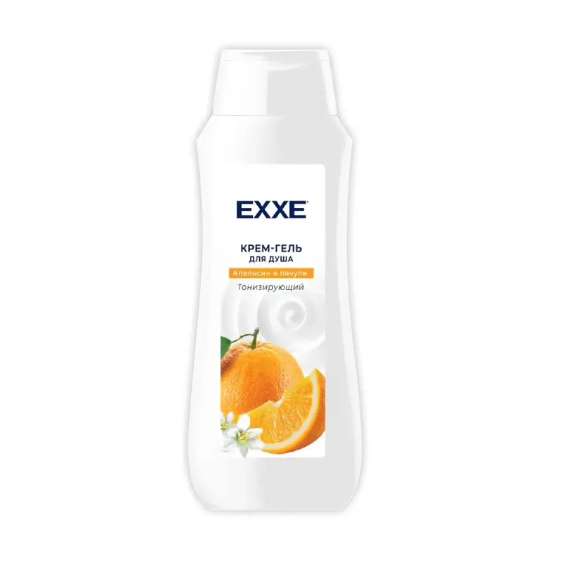 EXXE Крем-гель для душа Тонизирующий Апельсин и пачули, 400 мл
