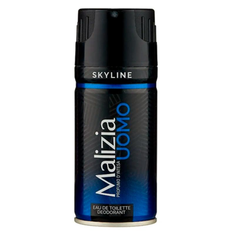 MALIZIA UOMO EDT DEO SPRAY SKYLINE Парфюмированный дезодорант (M) 150 ML