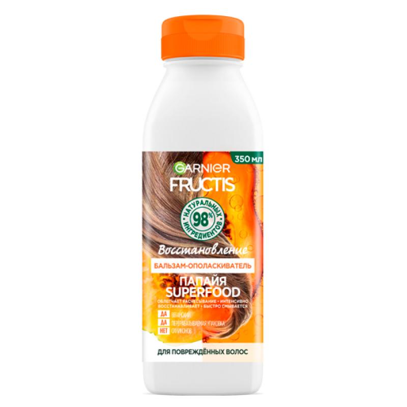 Fructis бальзам-ополаскиватель Папайя Superfood  350 мл