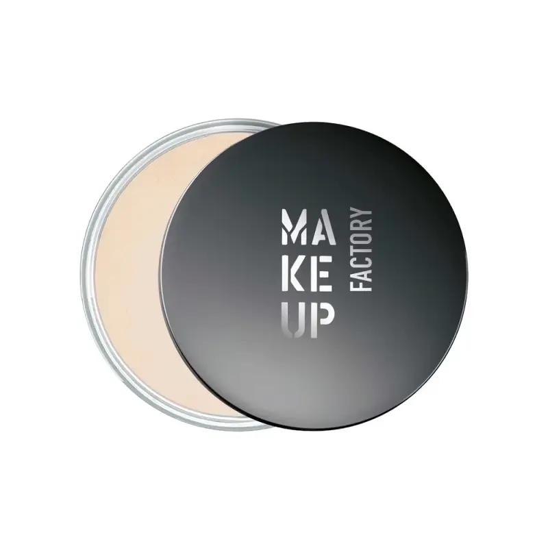 Make up Factory Рассыпчатая фиксирующая пудра Setting&Baking Powder тон 01 прозрачный