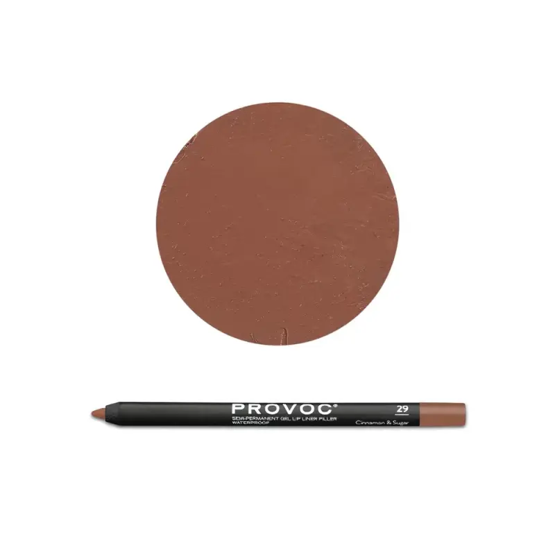 PROVOC Semi-Permanent Gel Lip Liner Filler WP 29 Cinnamon & Sugar Полуперманентный гелевый карандаш для губ
