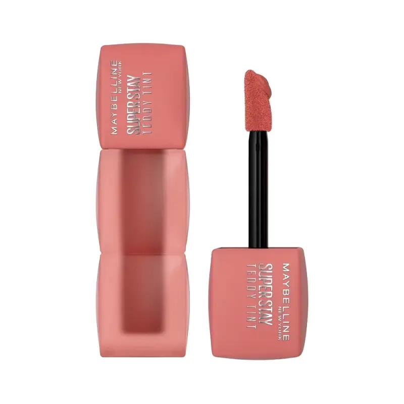 Maybelline Жидкая матовая тинт‑помада Super Stay Teddy Tint, оттенок 15 Skinny Dip