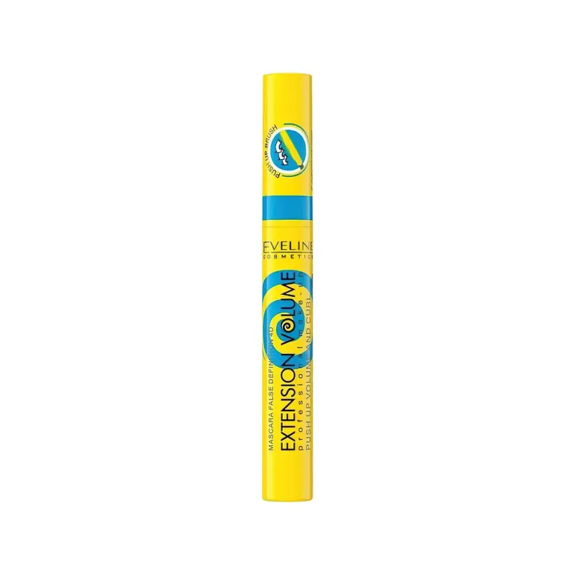 Eveline ТУШЬ ДЛЯ РЕСНИЦ - ПОТРЯСАЮЩИЙ ЭФФЕКТ PUSH-UP! x10 - черная серии EXTENSION VOLUME PROFESSIONAL MAKE-UP, 10мл