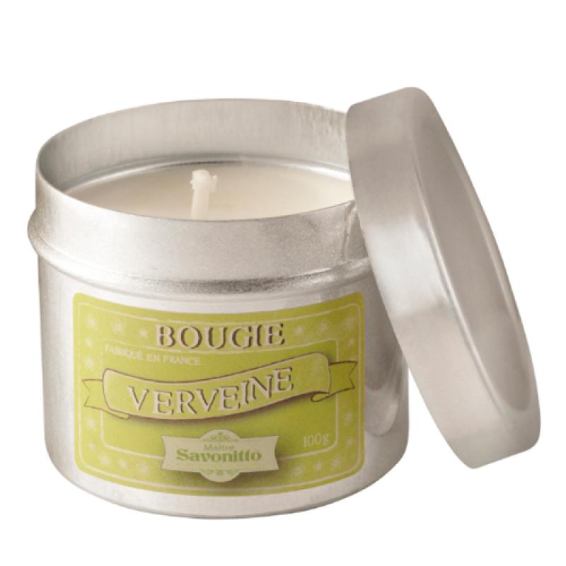 Свеча ароматическая с 1 фитилём VERBENA Metal pot 100g  вербена