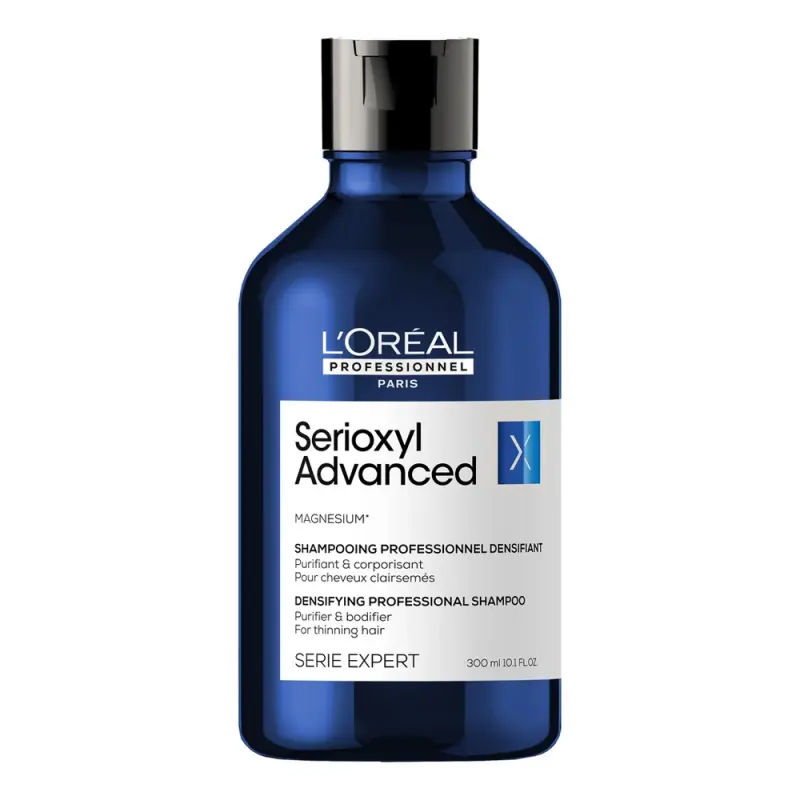 SERIOXYL ADVANCED Шампунь для уплотнения тонких волос 300м