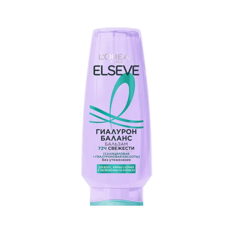L'oreal ELSEVE Бальзам Гиалурон Баланс, для жирных волос, 72ч Свежести, 300 мл