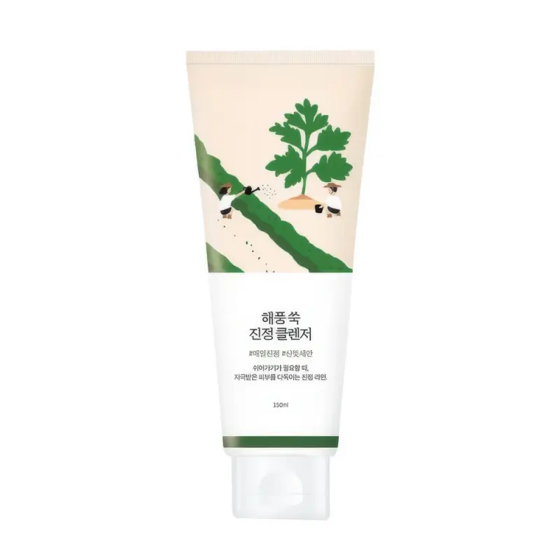 ROUND LAB MUGWORT CALMING CLEANSER Пенка для умывания 150ml