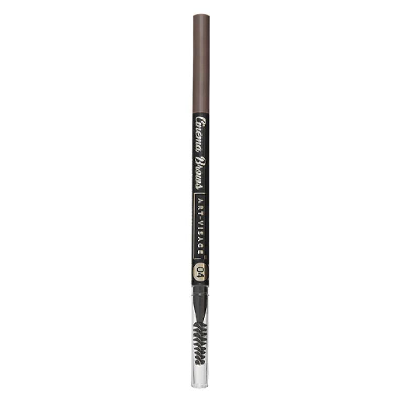 Art Visage Карандаш для бровей автоматический CINEMA BROWS 04 темно-коричневый